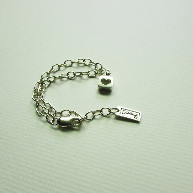 square heart bracelet_方心手鍊