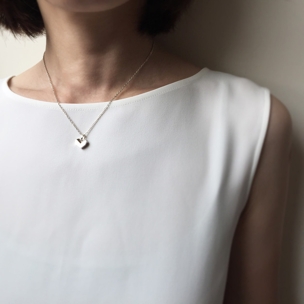diamond heart necklace_鑽石心項鍊