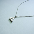triangle necklace_三角鐵項鍊 樂器 三角形 樂團