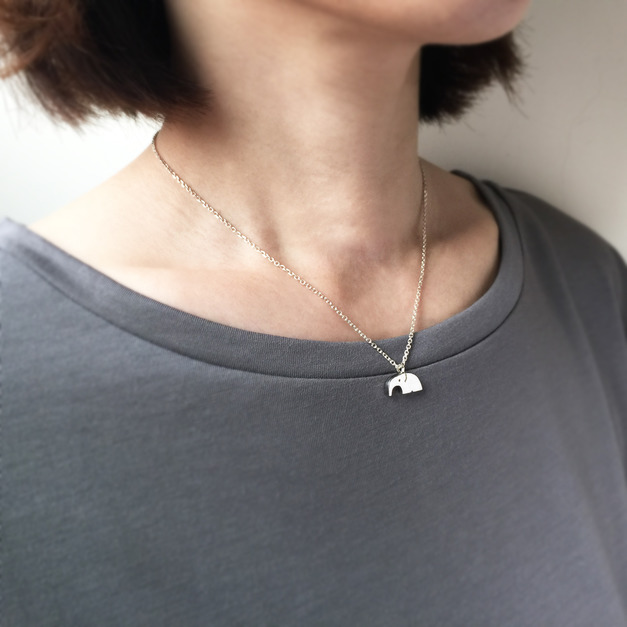 elephant necklace_大象項鍊