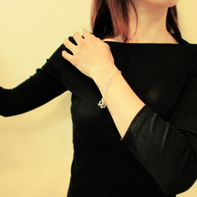 cube bracelet_立方體手鍊 正方形 數學 