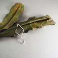 rhombus earring_菱形耳骨環_1