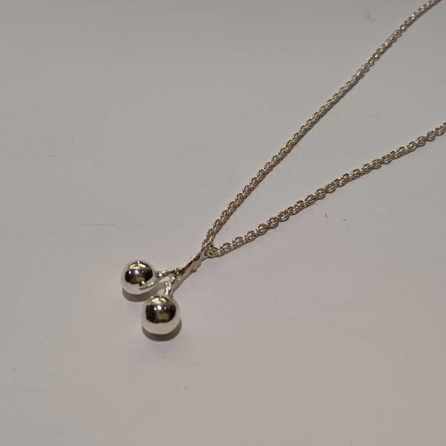 櫻桃項鍊_Cherry necklace 植物 僅此一件