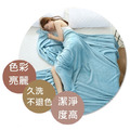 北歐色單人空調毯 不舒服包退_1