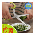 廚房利器 不鏽鋼蔥花剪刀
