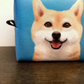 經典汪喵化妝包/收納包 - 柴犬 赤柴_2