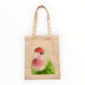 鳥兒帆布提袋 - 愛情鳥