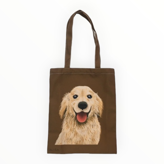 汪喵帆布提袋 - 黃金獵犬