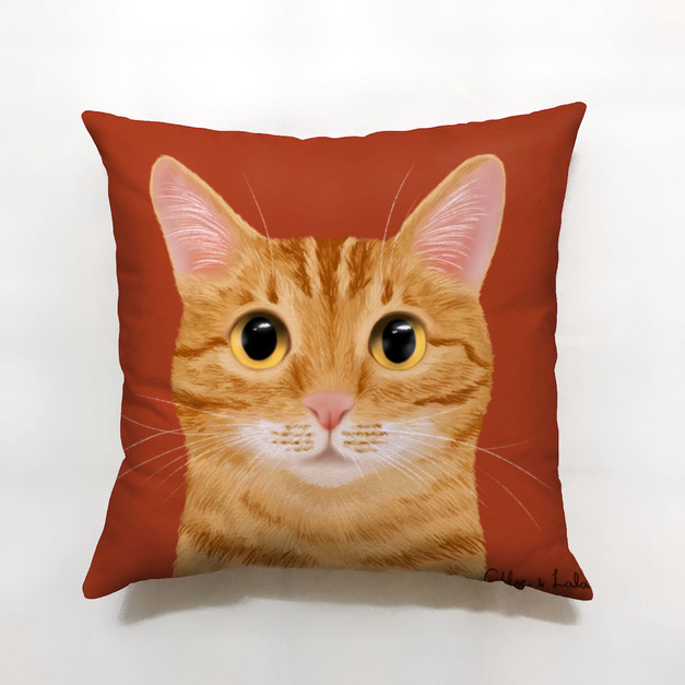 汪喵大抱枕 - 橘貓