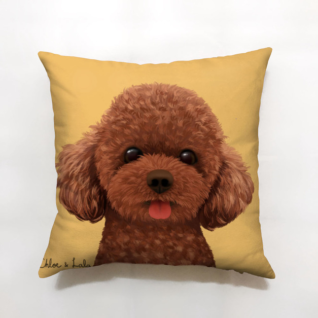 汪喵大抱枕 - 紅貴賓