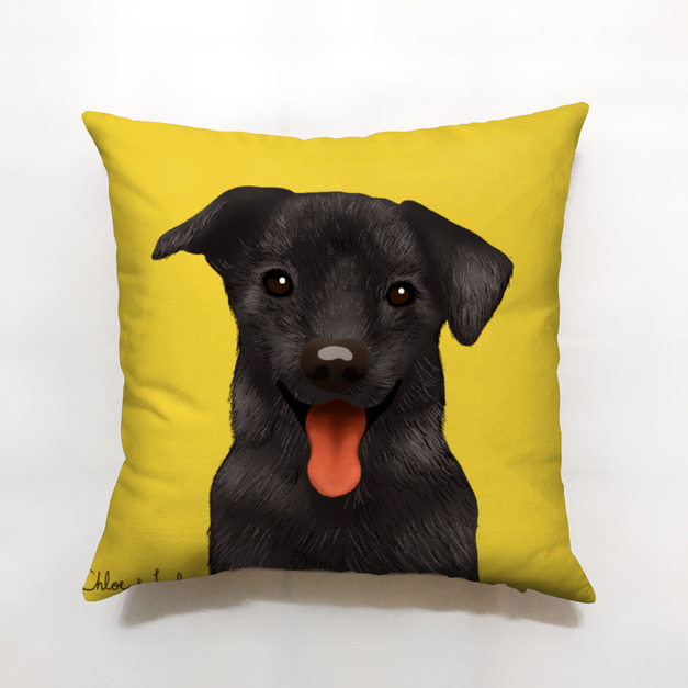 汪喵大抱枕 - 黑米克斯 黑狗