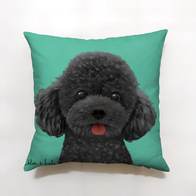 汪喵大抱枕 - 黑貴賓