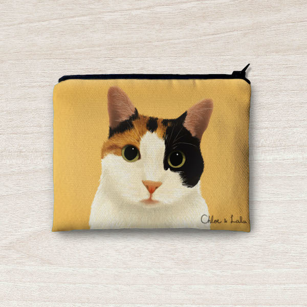 經典汪喵零錢包 - 三花貓