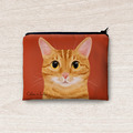 經典汪喵零錢包 - 橘貓