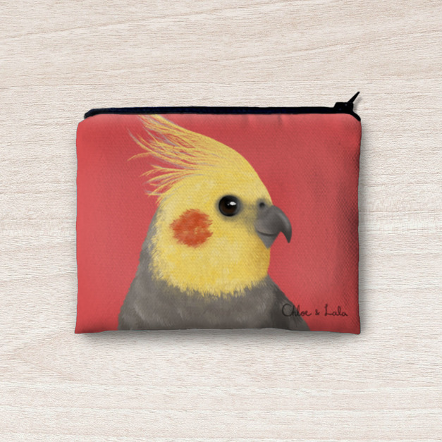 經典鳥兒零錢包 - 灰色玄鳳鸚鵡 灰色玄鳳 玄鳳 玄鳳鸚鵡