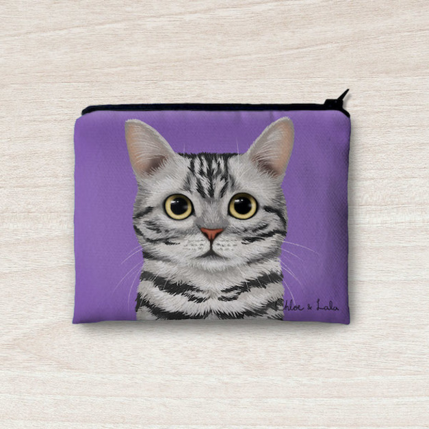 經典汪喵零錢包 - 美國短毛貓 美短