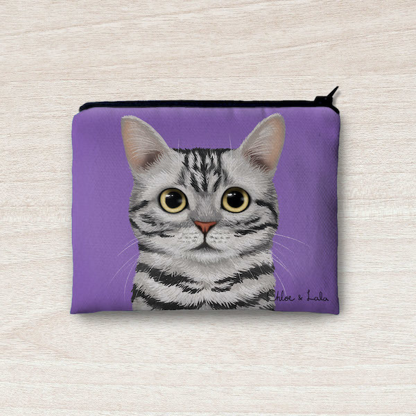 經典汪喵零錢包 - 美國短毛貓 美短