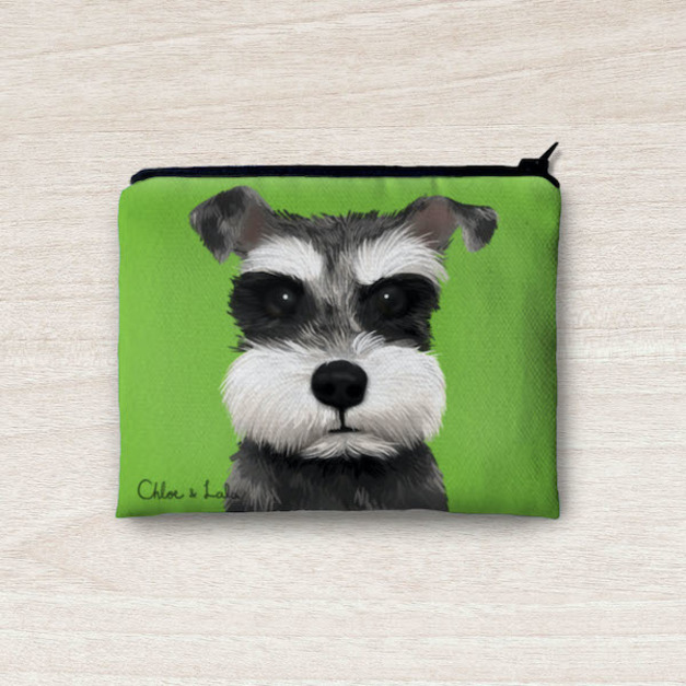 經典汪喵零錢包 - 雪納瑞