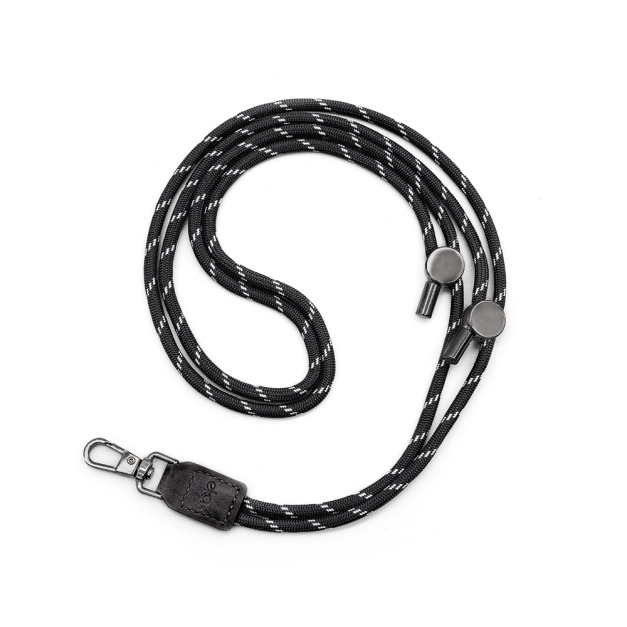 調節扣抽繩背帶 (深黑/橘黑)｜ekax