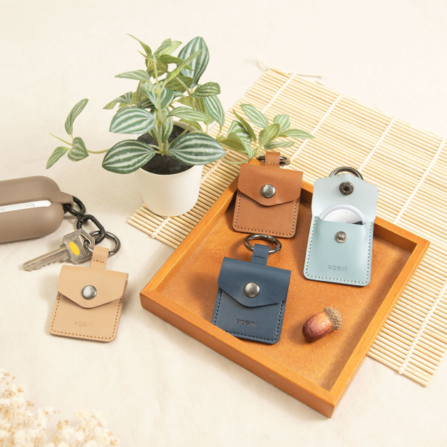 AirTag / 磁扣皮革保護套(可直接感應) | ergomi