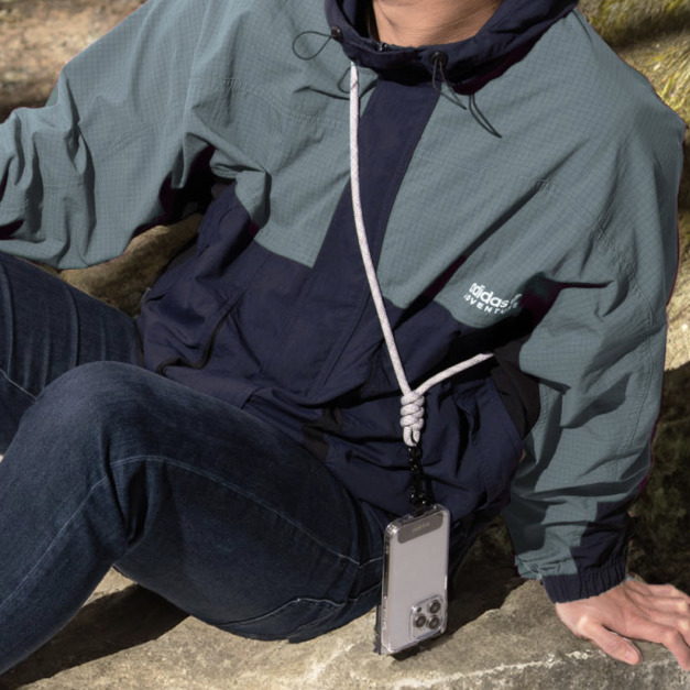 Knot 8.0mm 編織手機掛繩夾片組 | ergomi