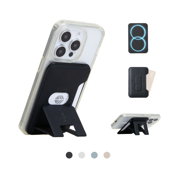 Hebe｜雙磁圈側開卡夾支架 | ergomi