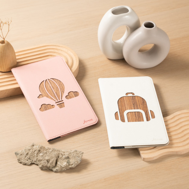 皮雕風旅行護照長夾｜jarraa