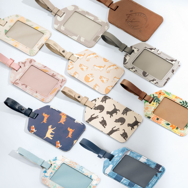 輕巧皮革行李吊牌| ekax