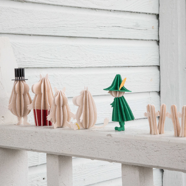 嚕嚕米系列 - 芬蘭 3D 樺木立體拼圖｜lovi