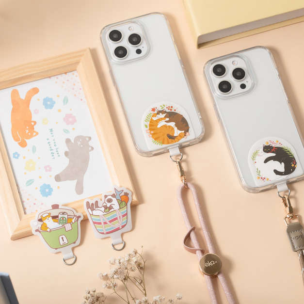 玩味設計手機掛繩夾片｜ekax