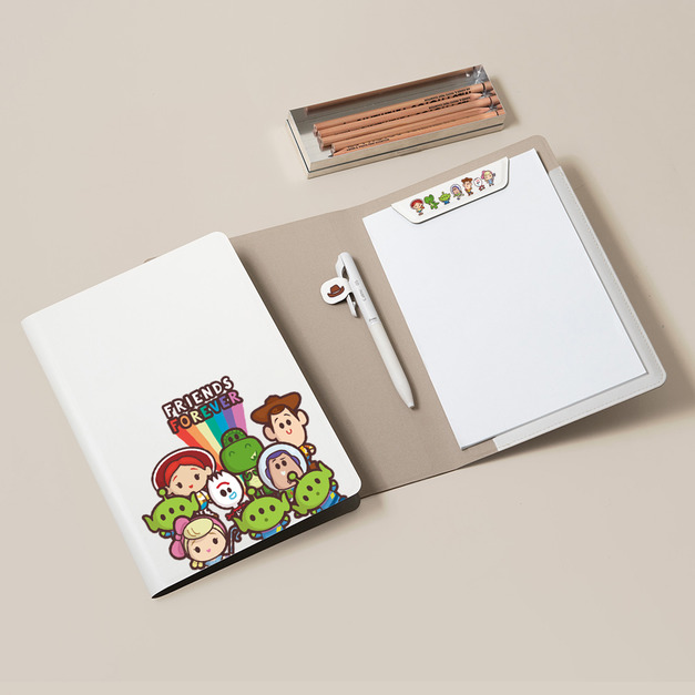 【玩具總動員】Q版玩具總動員大集合_A5 書套筆記本 | 正版授權 | LHiDS