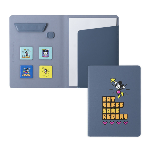 【米奇好朋友】米奇日常迷你像素星_A5 書套筆記本 | 正版授權 | LHiDS