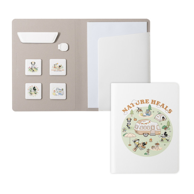 【米奇好朋友】米奇與朋友們露營風_A5 書套筆記本 | 正版授權 | LHiDS