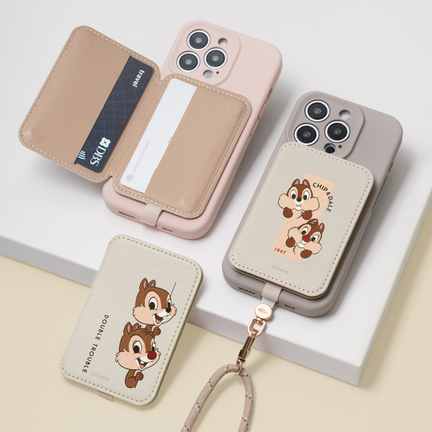 【米奇好朋友】磁吸皮革防丟卡套｜ekax