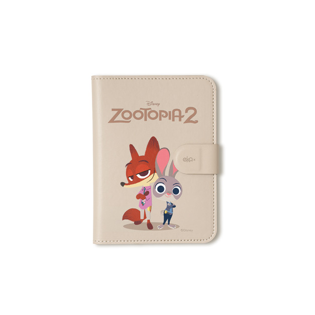 【動物方城市2】輕巧皮革護照套_茱蒂與尼克 | 正版授權｜ekax