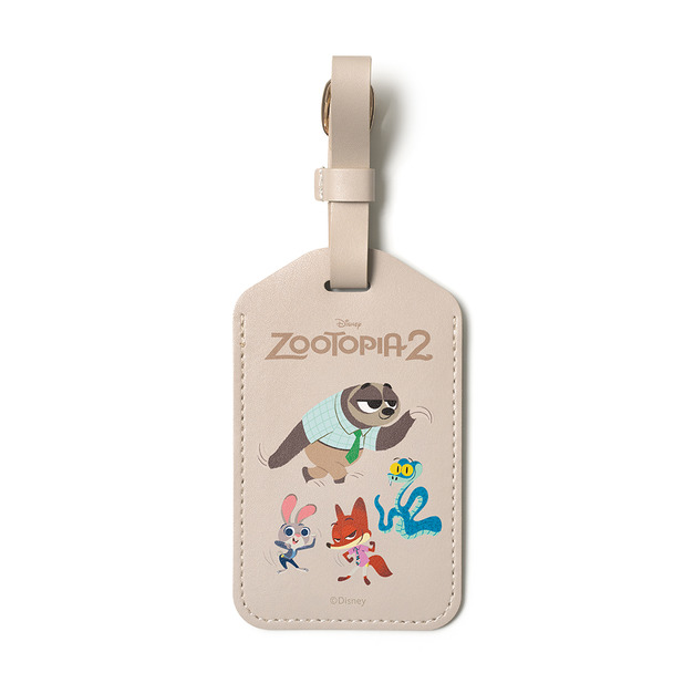 【動物方城市2】歡樂派對_輕巧皮革行李吊牌 | 正版授權｜ekax