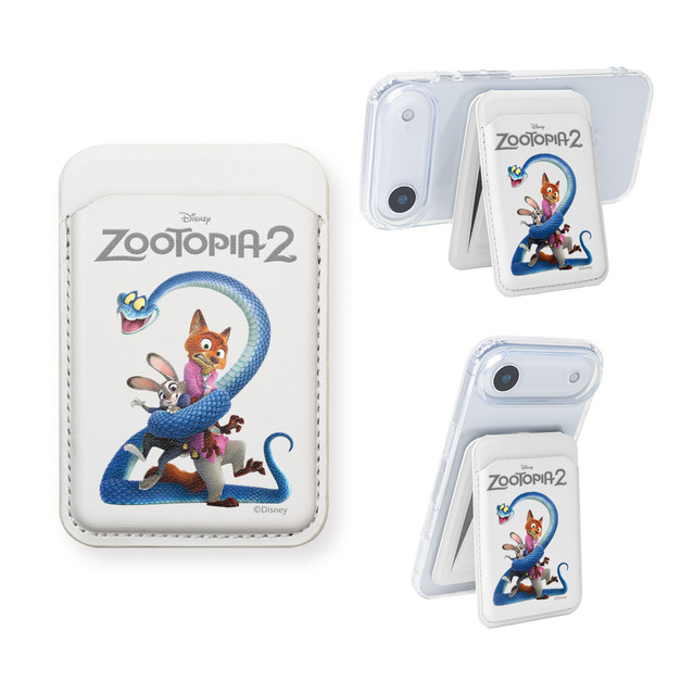 【動物方城市2】經典系列-Zootopia 2 灰_Alpha｜磁吸卡包無段式支架  | ergomi