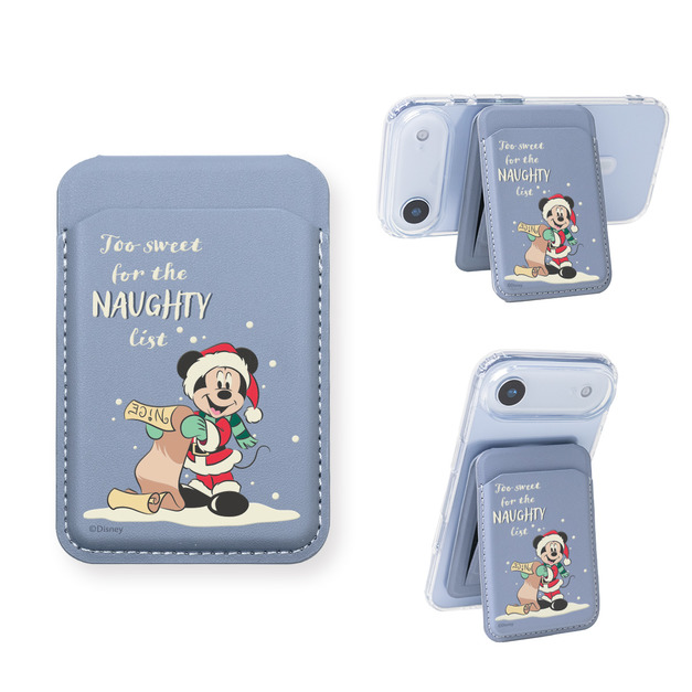 【米奇好朋友】Alpha｜磁吸卡包無段式支架_ 米奇 |  聖誕交換禮物|  ergomi