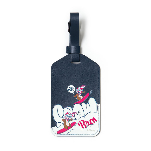 【米奇好朋友】輕巧皮革行李吊牌_奇奇蒂蒂-滑雪樂 | 聖誕交換禮物｜ekax