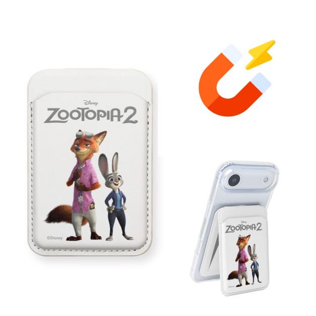 【動物方城市2】Alpha｜磁吸卡包無段式支架_經典系列-絕佳搭檔 |  正版授權 | ergomi