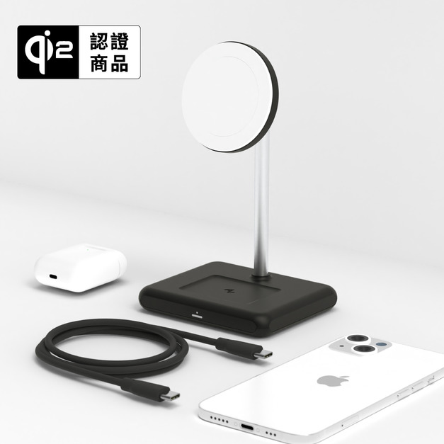 WQ1 2+1 磁吸無線充電座 | Allite