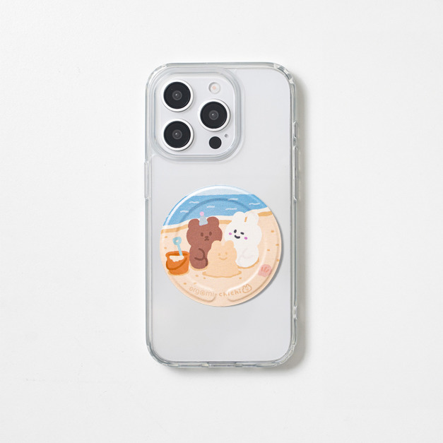 【ergomi x 87小兔】輕薄引磁片 (對位 MagSafe 磁吸使用)_沙灘派對 | ergomi