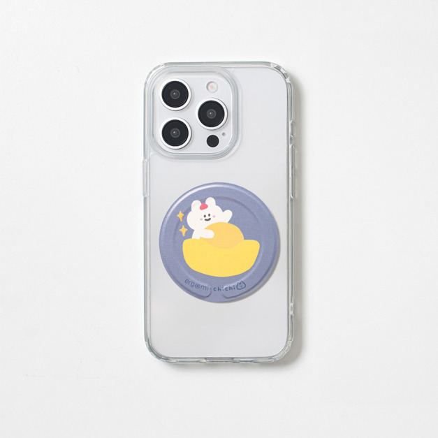 【ergomi x 87小兔】輕薄引磁片 (對位 MagSafe 磁吸使用)_金元寶兔| ergomi