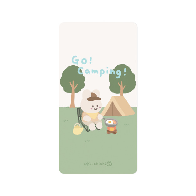 【ekax x 87小兔】三合一多功能滑鼠墊 標準尺寸-Go Camping｜ekax