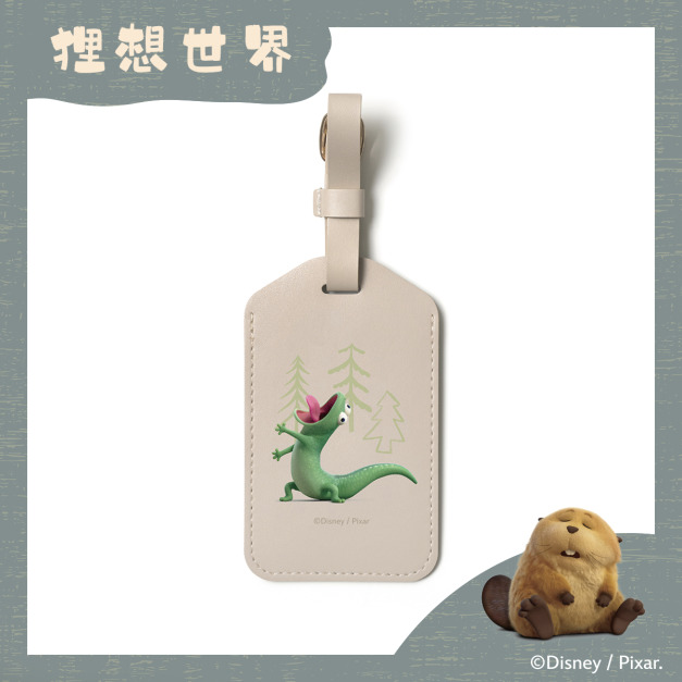 【狸想世界】輕巧皮革行李吊牌 - 湯姆尖叫｜正版授權｜ekax