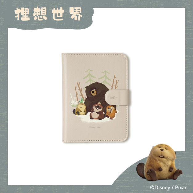 【狸想世界】輕巧皮革護照套 - 狸想夥伴｜正版授權｜ekax