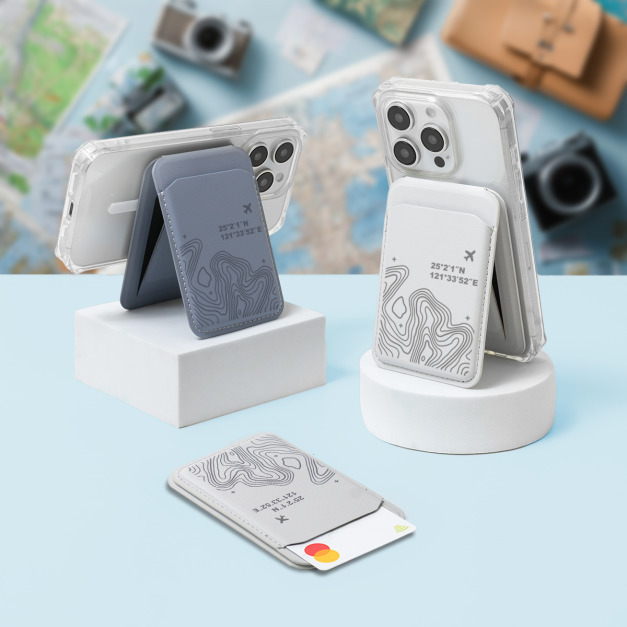 【等高線】Alpha｜輕薄磁吸無段式手機支架  | ergomi 