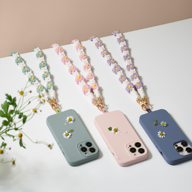 手工編織花花背帶 | ekax