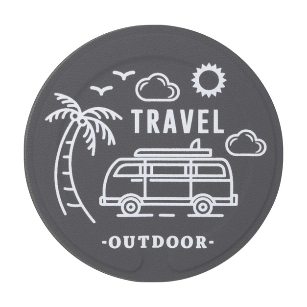 旅行一號 (灰色) - 黑字&白字兩款 隨機出貨
