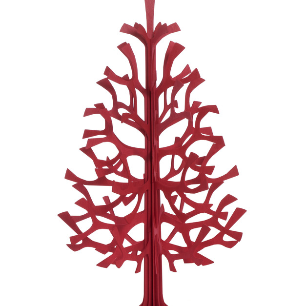 耶誕樹  / 喜氣紅 50cm (贈3.5cm夢想泡泡原木色7個)